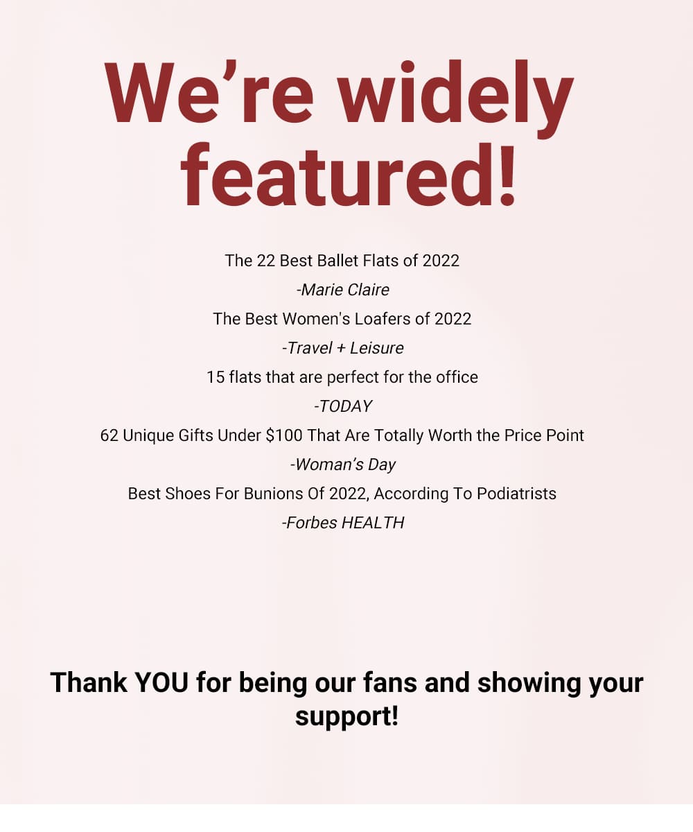 We're Widely Featured!